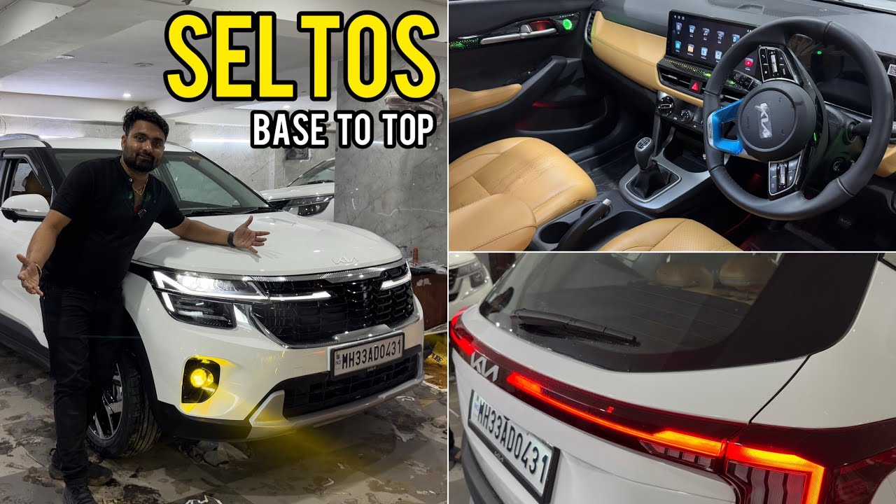 New Kia Seltos Base Model 2025 🔥 Modified | Rear wiper, 360 camera, alloy wheels, multi Fog light!