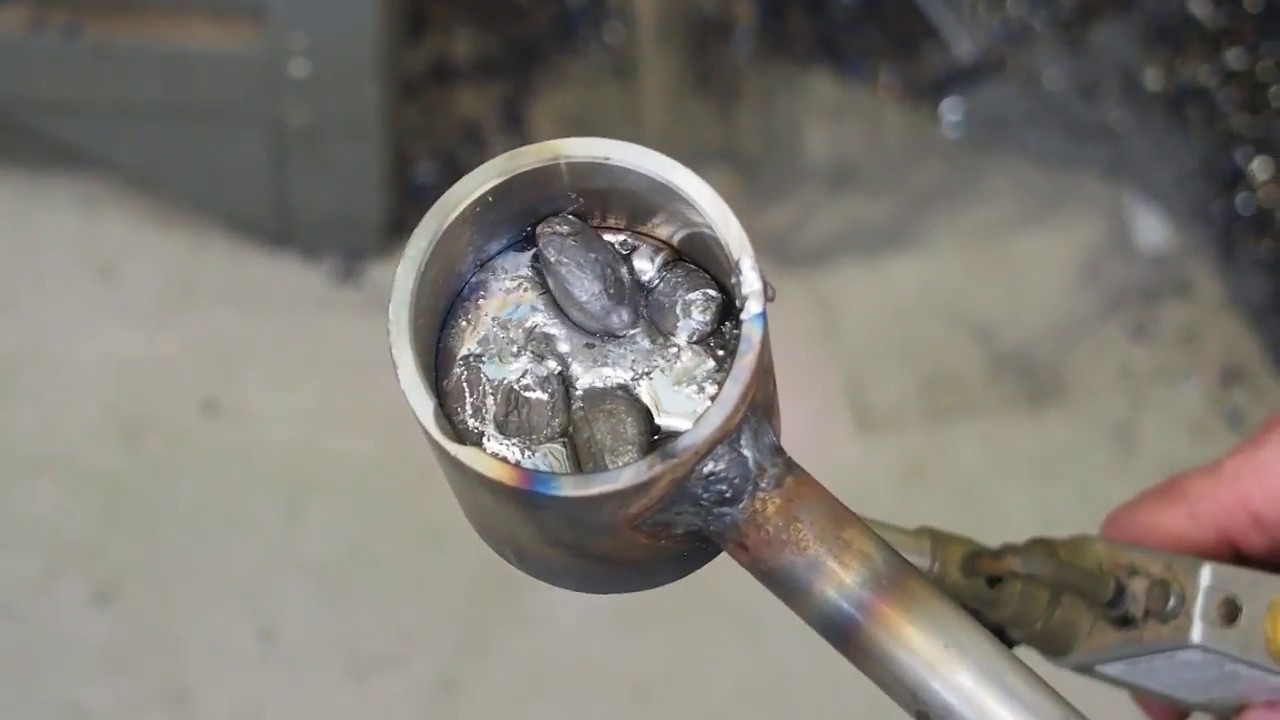 Pouring a Lead Hammer