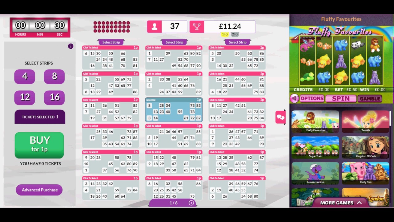 Tiptop Bingo video