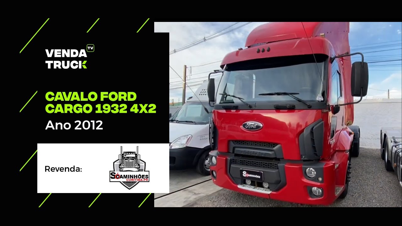 CAVALO MECÂNICO FORD CARGO 1932 4X2 2012 TOCO SEM ARLA │ À VENDA │ SÓ CAMINHÕES │ CURITIBA PR