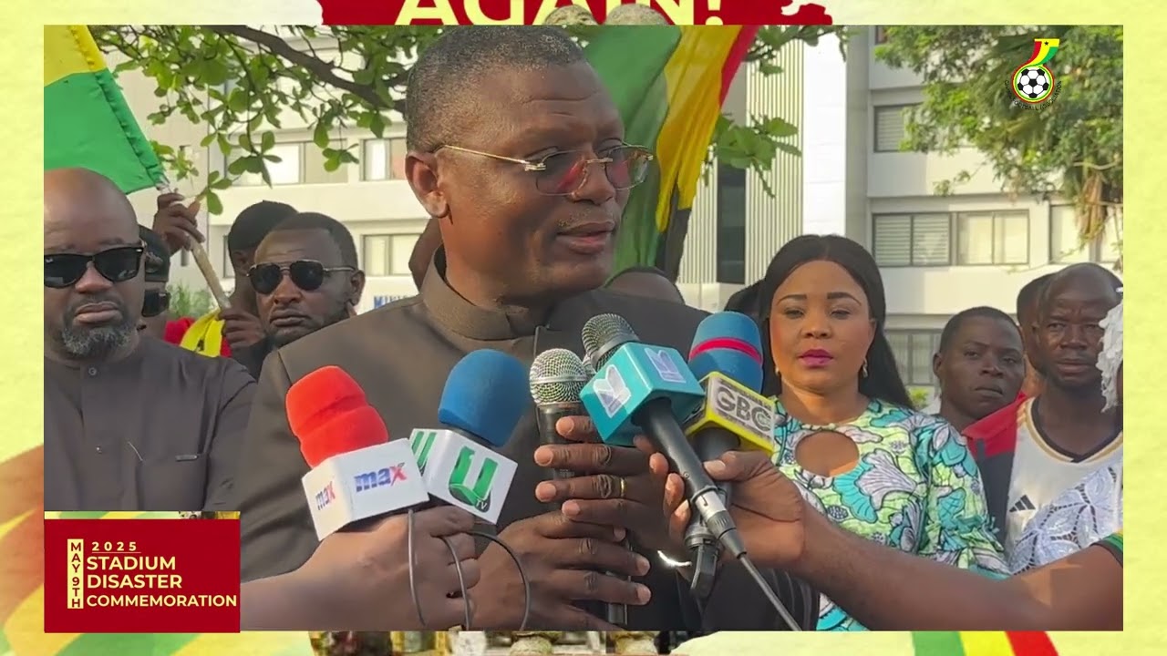 24TH ANNIVERSARY OF MAY 9TH DISASTER: GFA PRESIDENT, SPORTS MINISTER ADDRESS SPORTS FRATERNITY