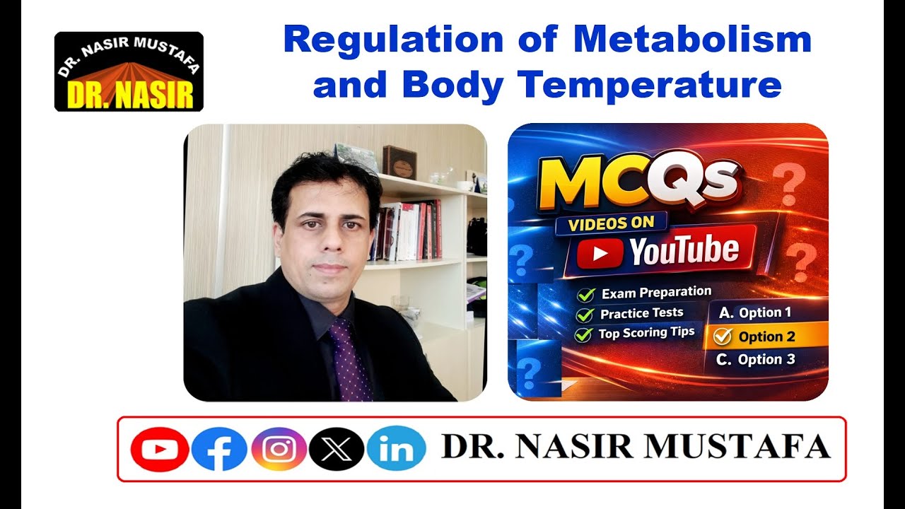 🔥  Mcqs on Regulation of Metabolism and Body Temperature ✨