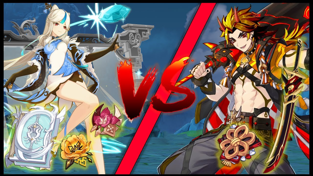 C6 Ningguang VS C6 Arataki Itto - Genshin Impact
