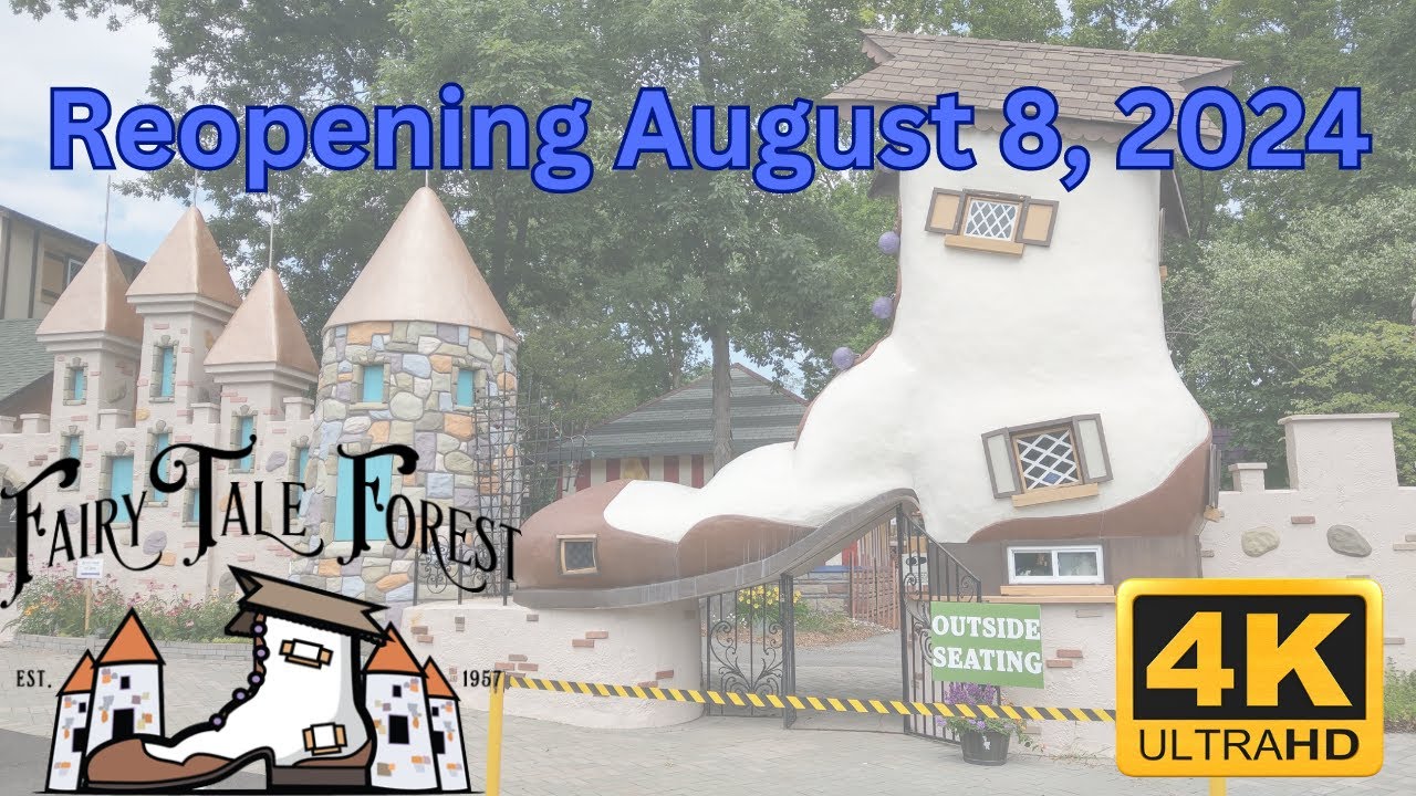 Fairy Tale Forest Reopening August 8, 2024 Oak Ridge New Jersey 4K Video
