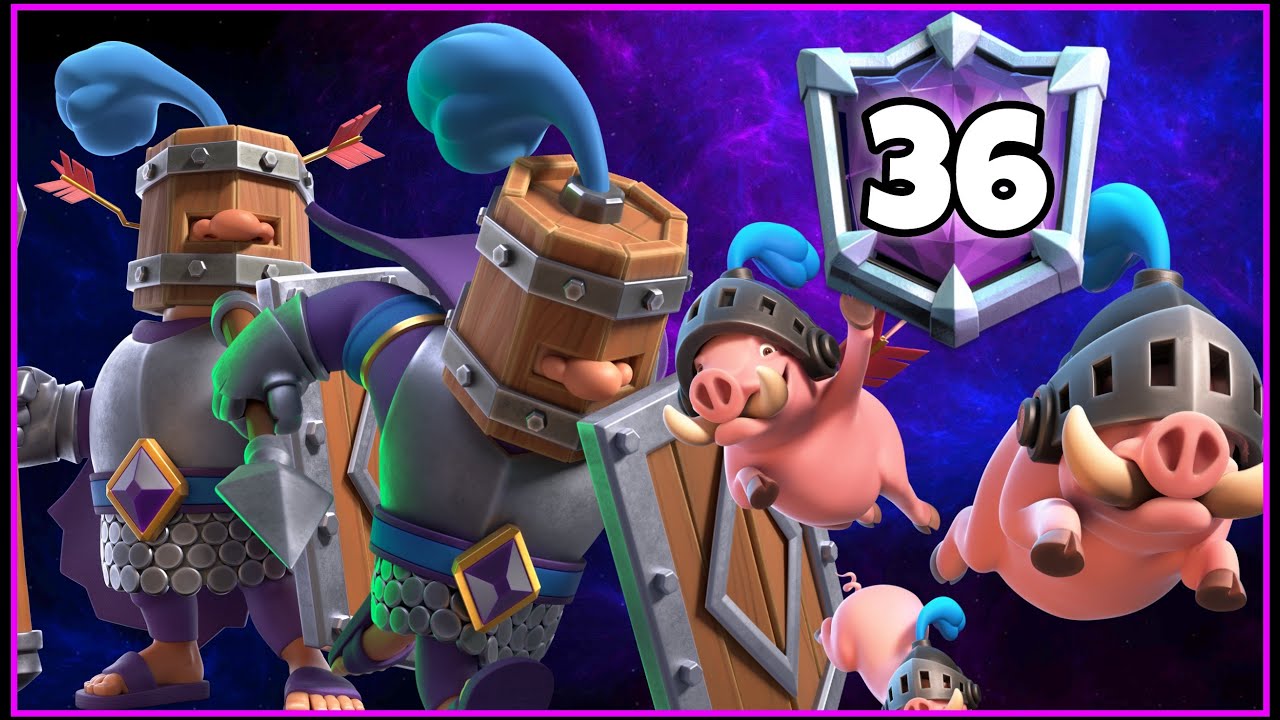 Top 30 with Recruits Royal Hogs Deck.!
