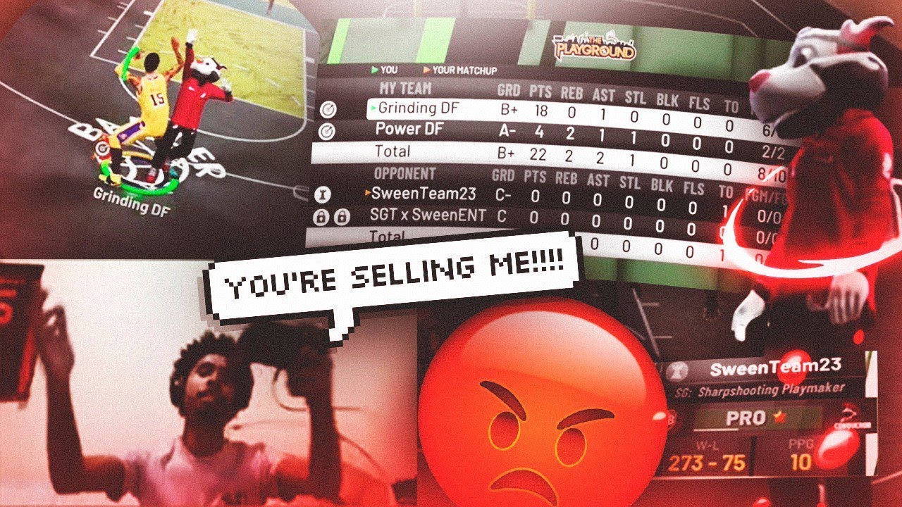 MASCOT REACTS TO UNREAL STRETCH BIG!! *LIVE REACTION* BEST CENTER BUILD EXPOSES 98 OVERALL!!!