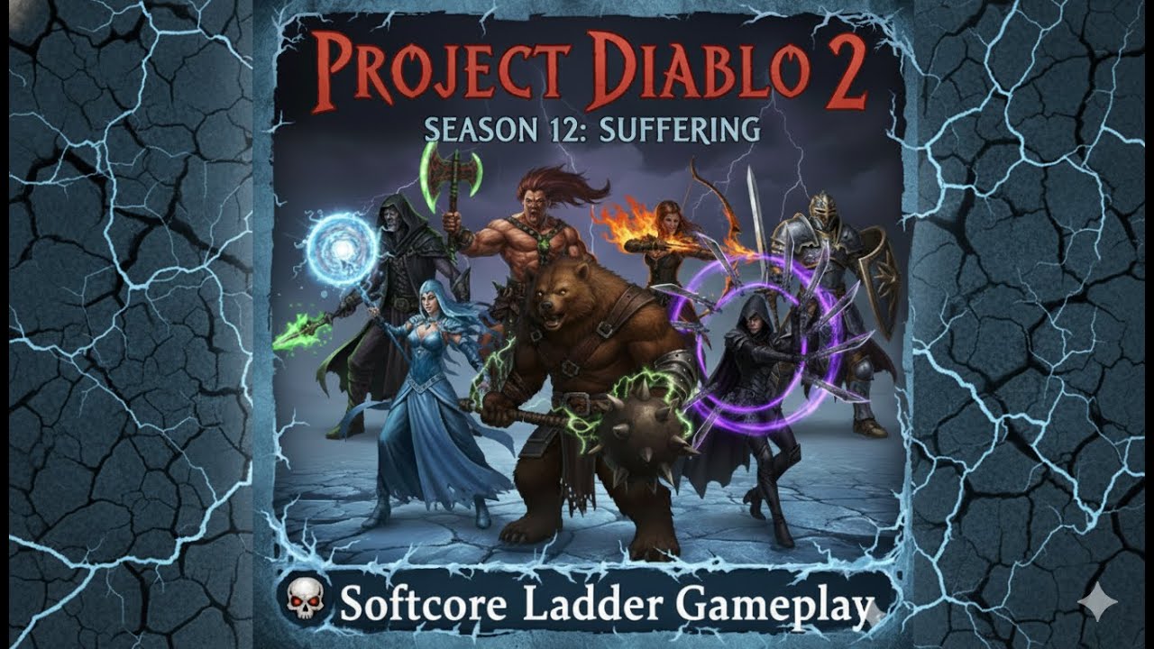 FIRST T2 LUCION KILL! 🏆 Double Corruption Gamble Gone Wrong - PD2 S12: SUFFERING #projectdiablo2