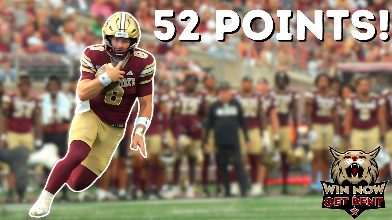 Texas State Dominates Eastern Michigan | Cinematic Recap