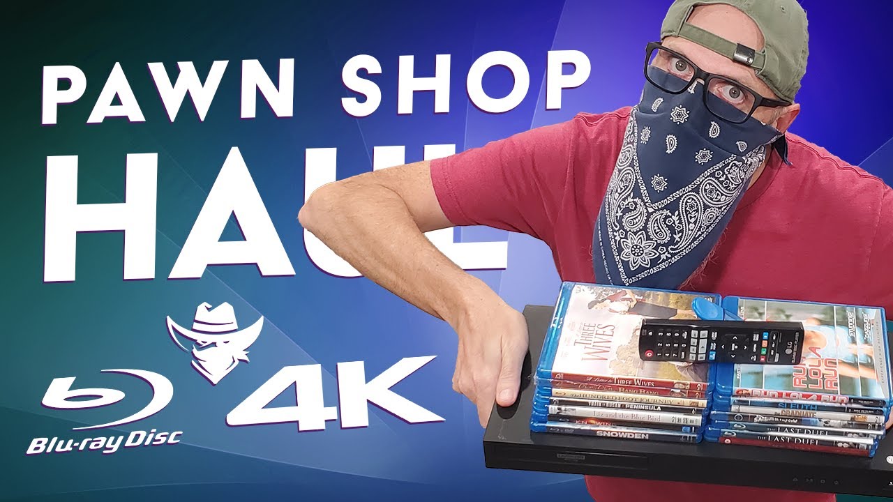 You won't believe what I paid for this 4K player at the PAWN SHOP! This Blu-ray haul paid for itself