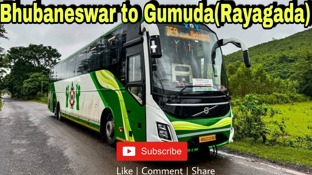 Travelling to Gumuda(Rayagada) By OSRTC Jagannath Volvo ।Volvo 9600। Jagannath Volvo।Volvo bus।Puri