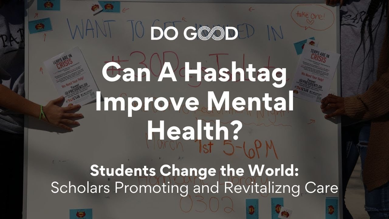 Can a hashtag improve mental health?