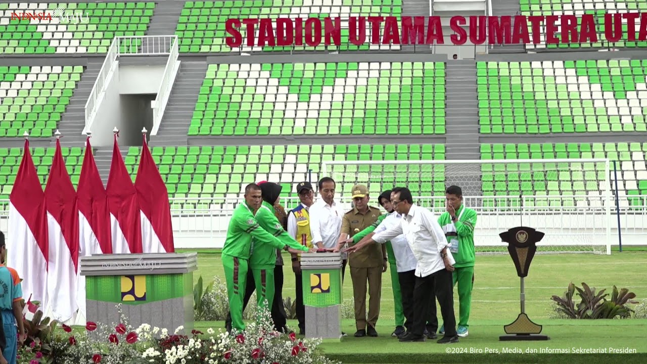 LIVE: Presiden Jokowi Resmikan Stadion Utama Sumatera Utara, Deli Serdang, 15 Oktober 2024