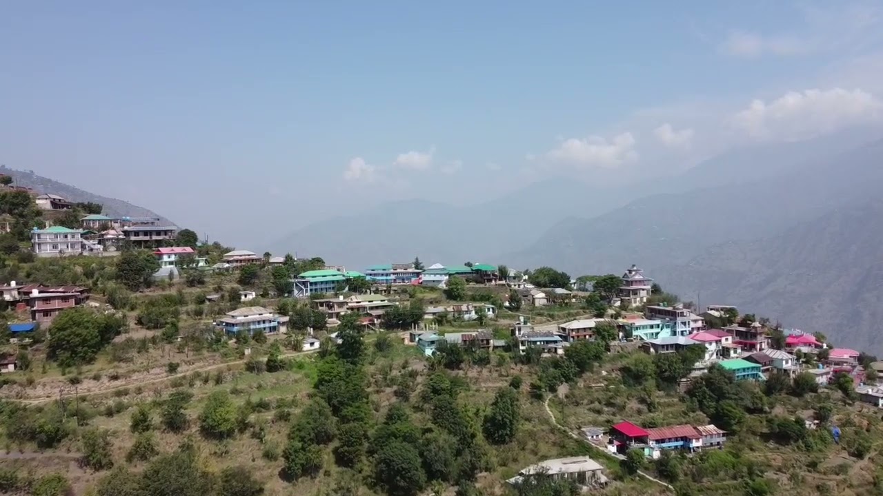 Bhutti Village (Kotgarh) Aerial 4K Video - PART II