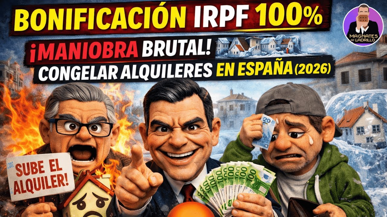 🔴Bonificaci&oacute;n IRPF 100%: Maniobra para Congelar Alquileres en Espa&ntilde;a (2026)