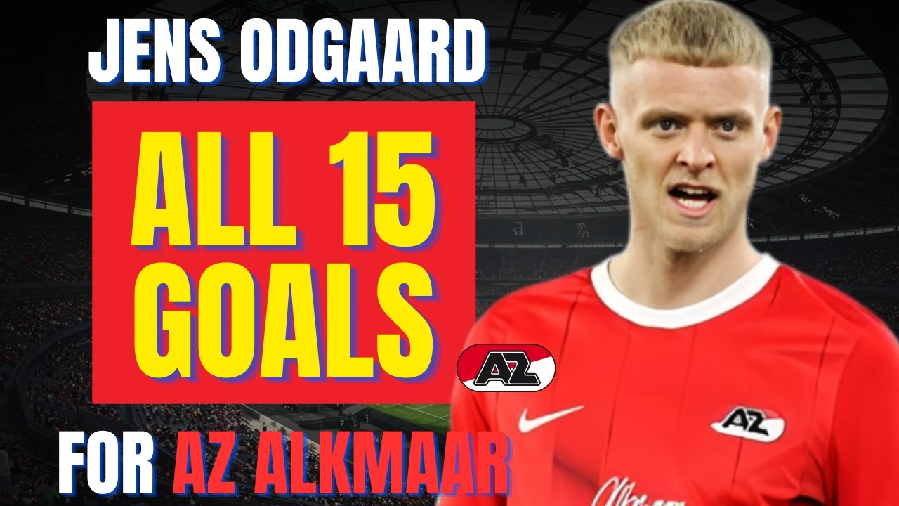 Jens Odgaard - ALL 15 GOALS FOR AZ ALKMAAR | Skills & Highlights