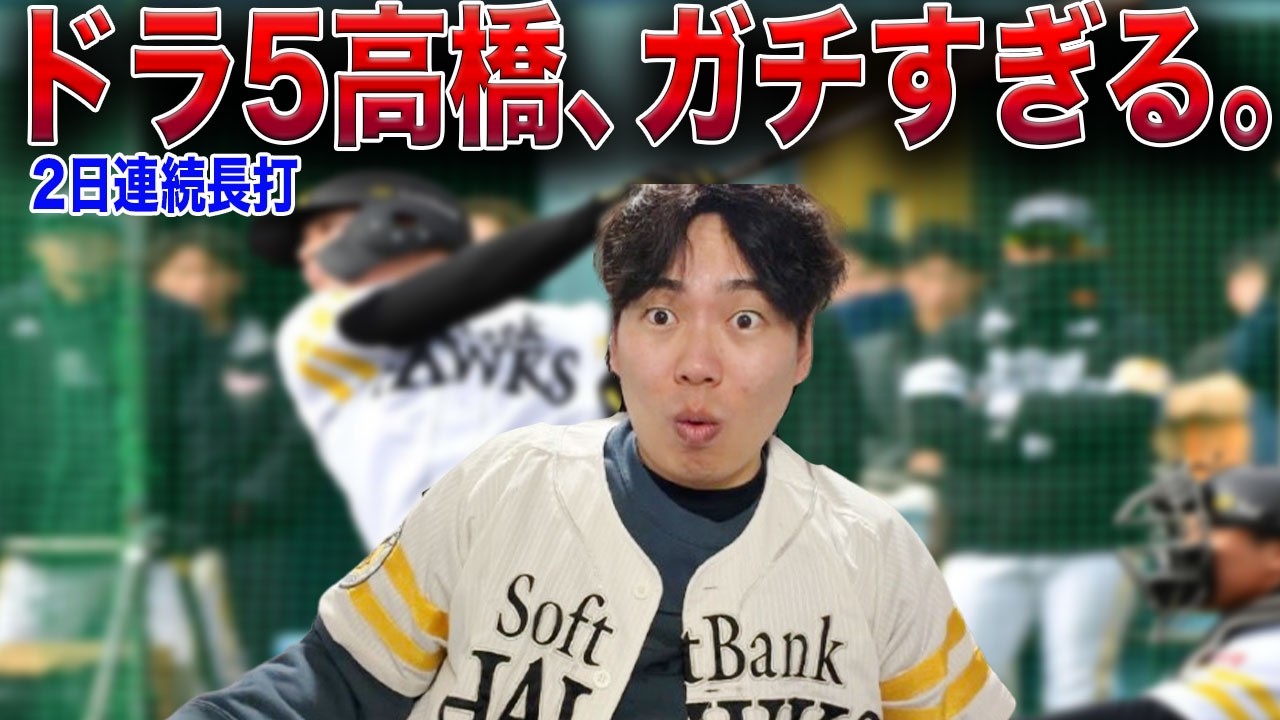 今日もホークス春季キャンプの感想を語り合う会【高橋たまらん】