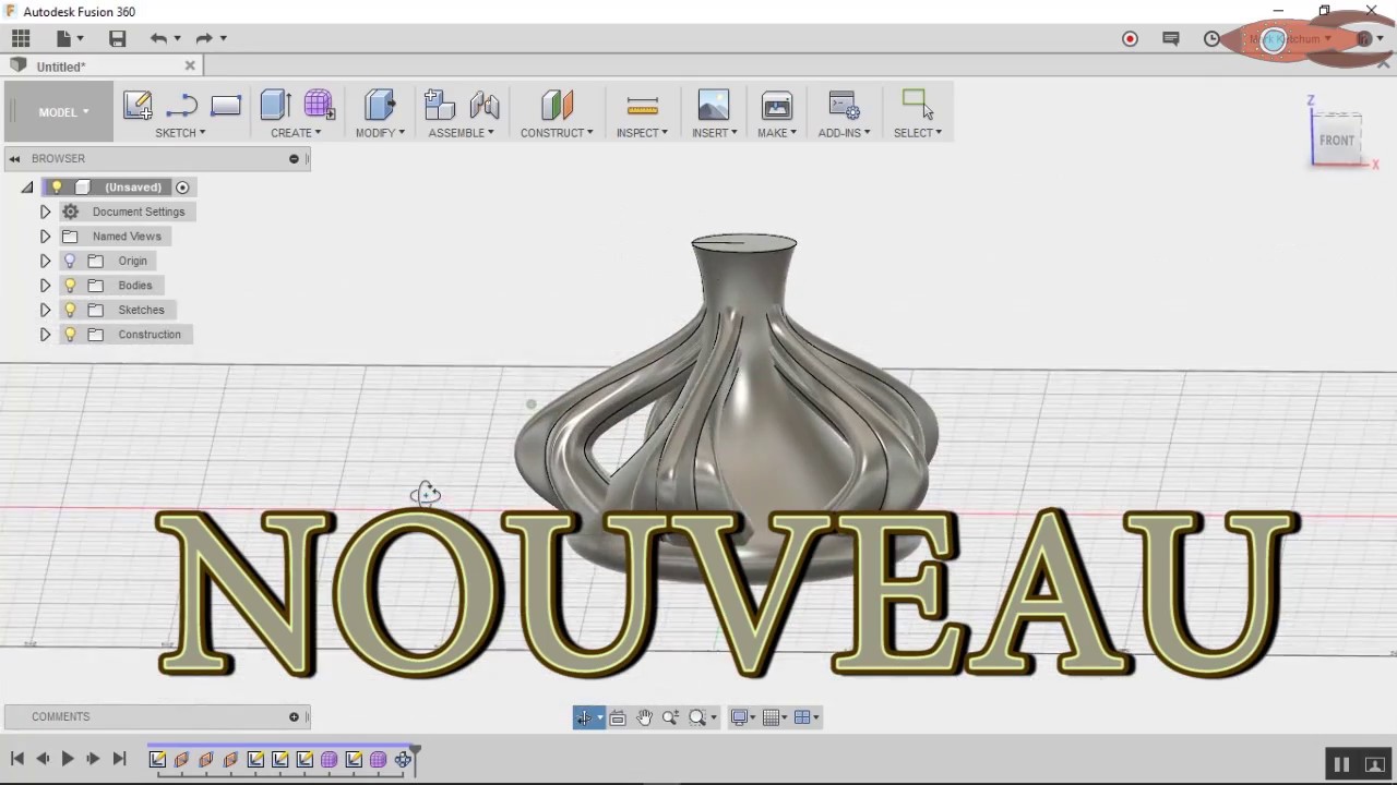 Sculpting Organic Shapes in Fusion 360