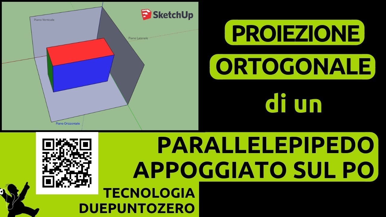 Proiezione Ortogonale parallelepipedo poggiato sul PO