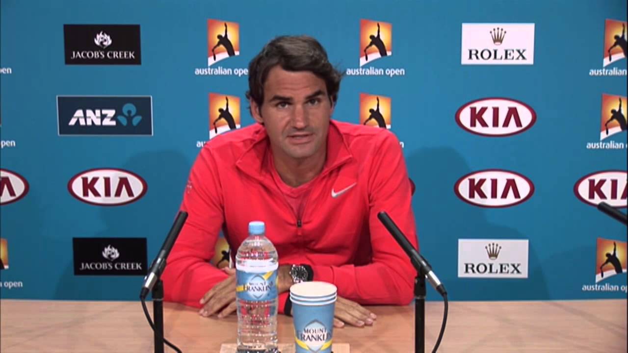 Roger Federer press conference - Australian Open 2014