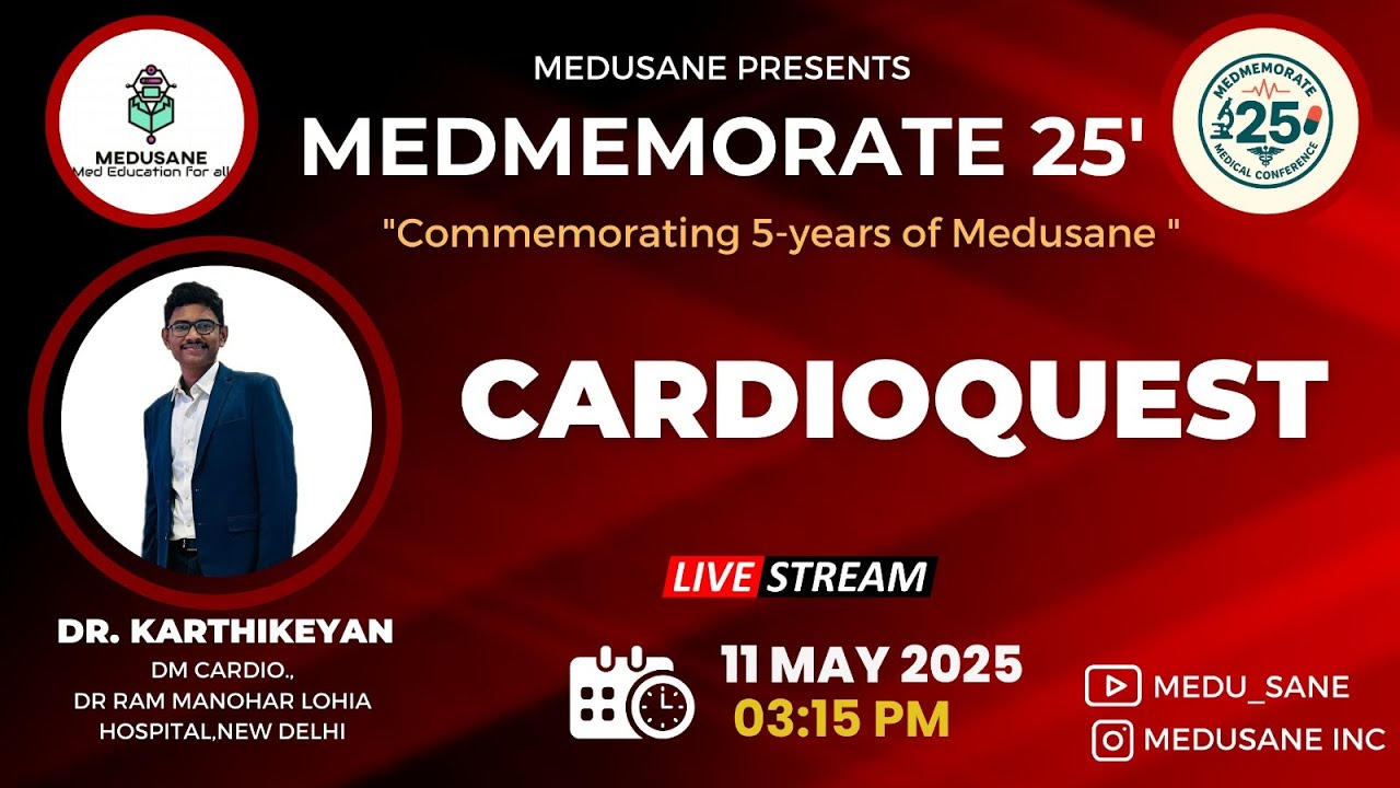 CARDIOQUEST FINALS | Medmemorate ’25 | Dr. Karthikeyan M.D., DM (Cardio)