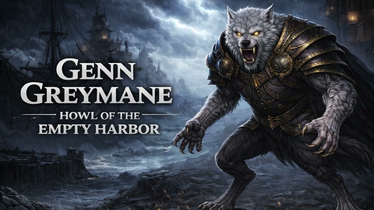 Genn Greymane — Howl of the Empty Harbor | Dark Fantasy EDM