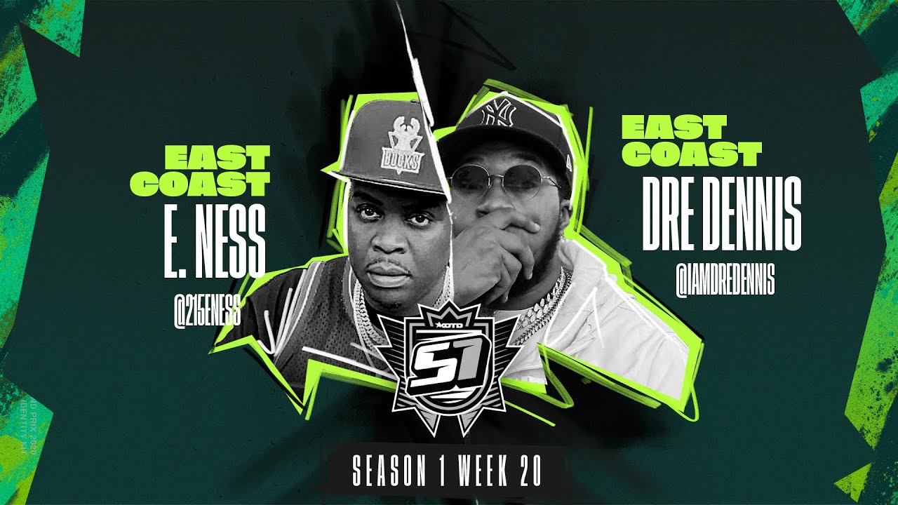 KOTD - Rap Battle - E. Ness vs Dre Dennis | S1W20