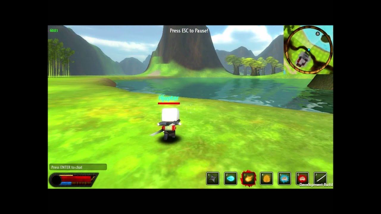 NinjaPVP MMORPG Alpha01 In-Game Footage