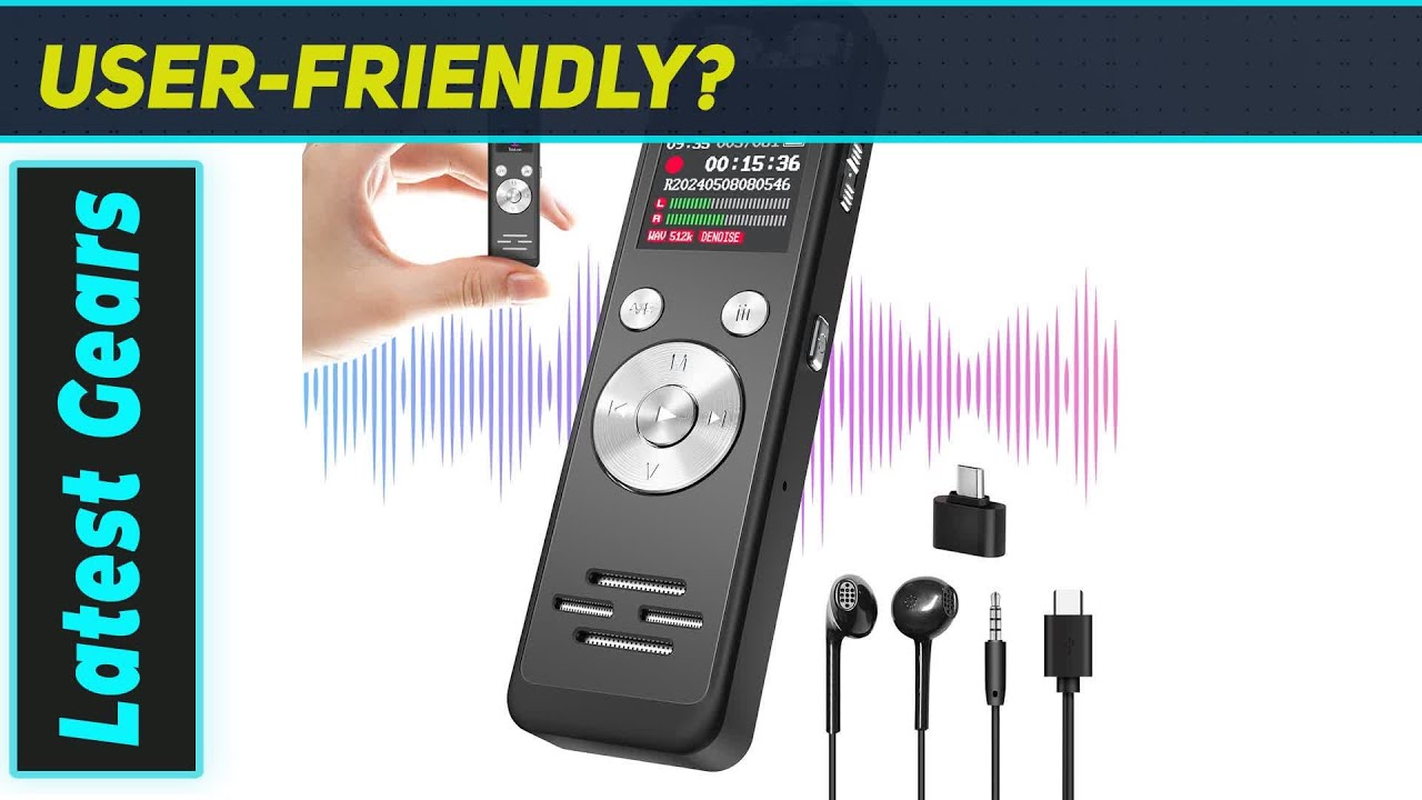 Best 64GB Digital Voice Recorder? HD Recording & Playback Test!
