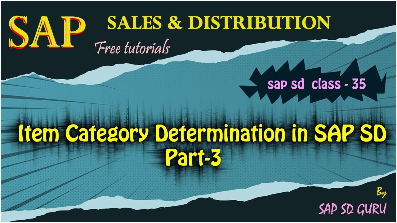 How to configure Item Category Determination in sap #itemcategories #itemcategory #sap #sapsd #VoV4