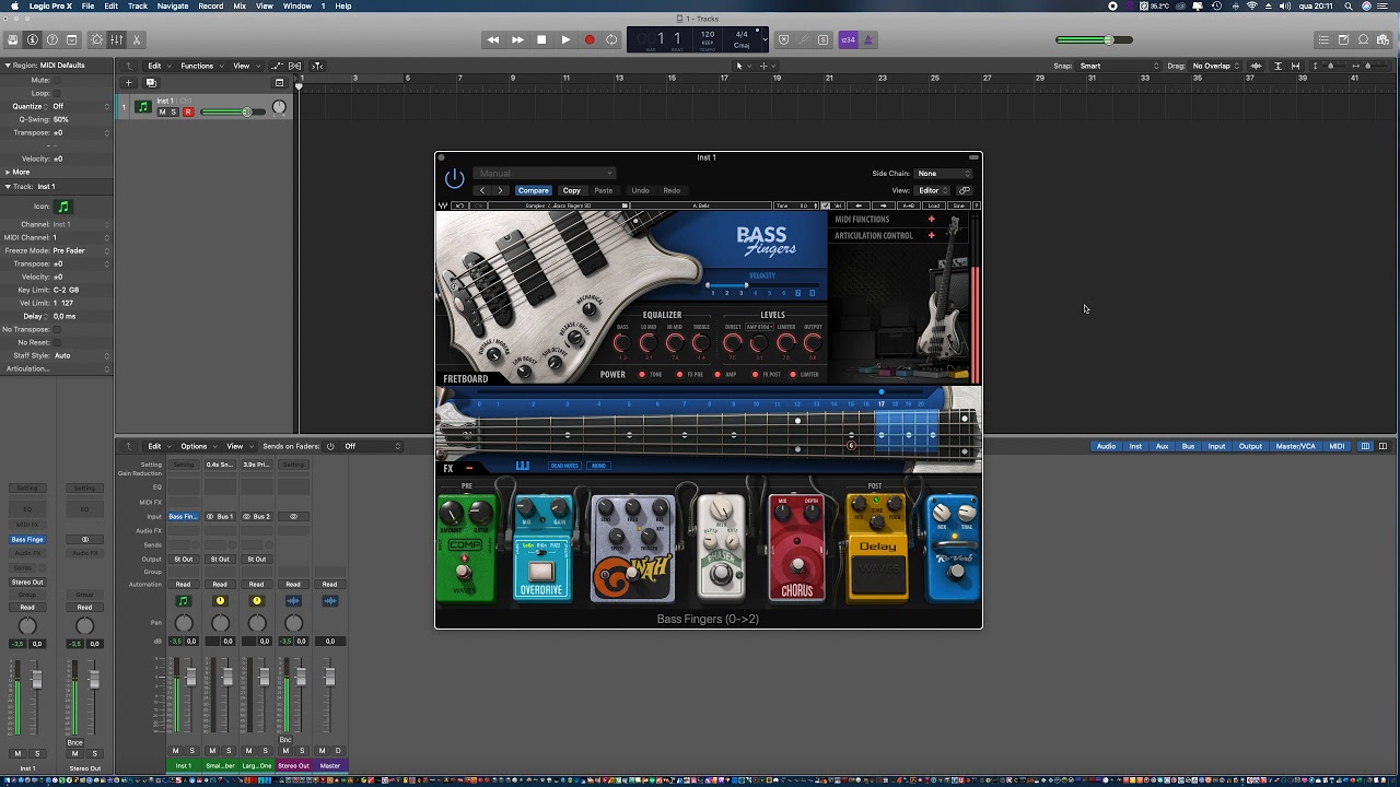 Waves  V10   Bass Fingers