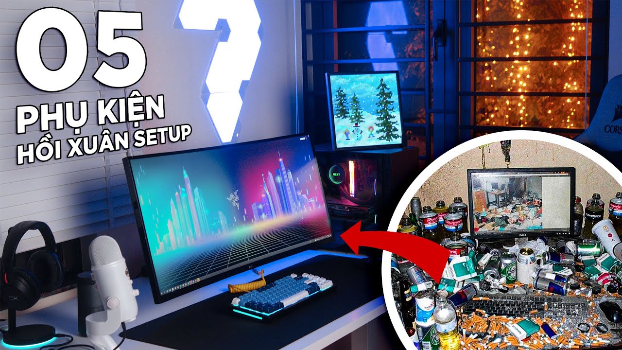 5 Phụ Kiện Phải Có Để Góc Máy (Chơi Game) ĐẸP và TIỆN LỢI! 
