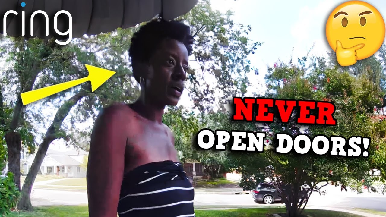 Think Twice Before You Open Your Door! (Caught on Ring Doorbell)