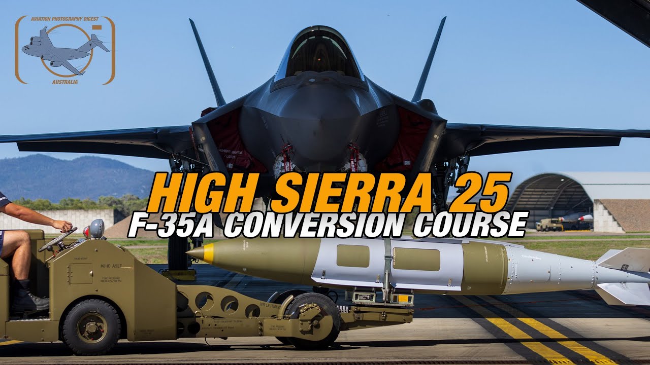 Следующее поколение пилотов F-35A ВВС Австралии — учения High Sierra 25