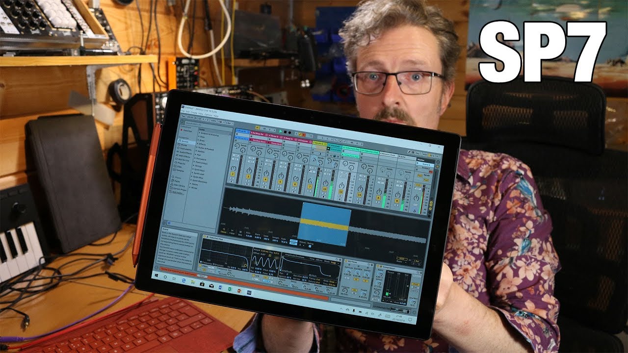 Surface Pro 7 — первый взгляд на создание музыки.
