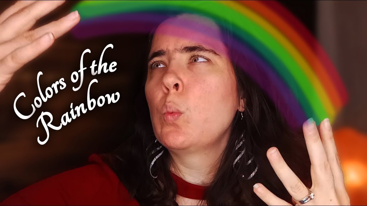 ASMR The Colors of the Rainbow in Sign Language (ASL)