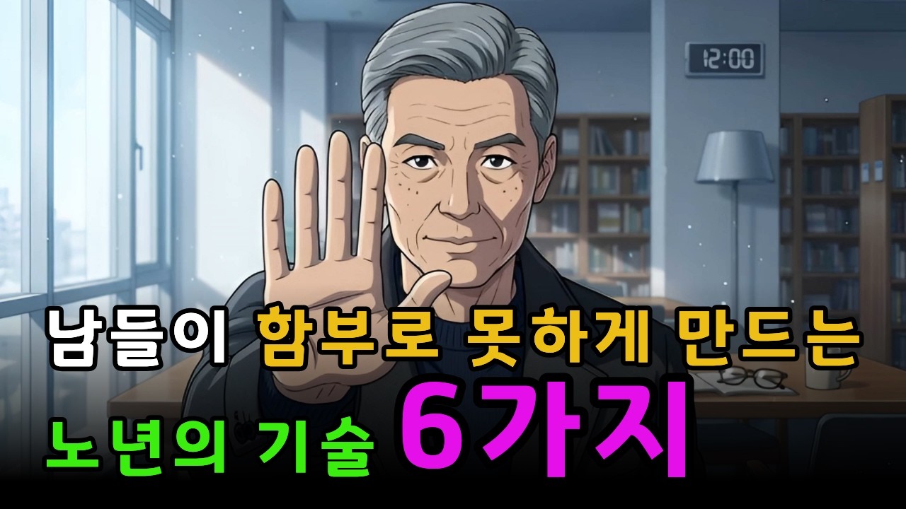 남에게 만만해 보이지 않는 노년의 기술 6가지 #노년의지혜 #인생조언 #마음건강 #삶의지혜
