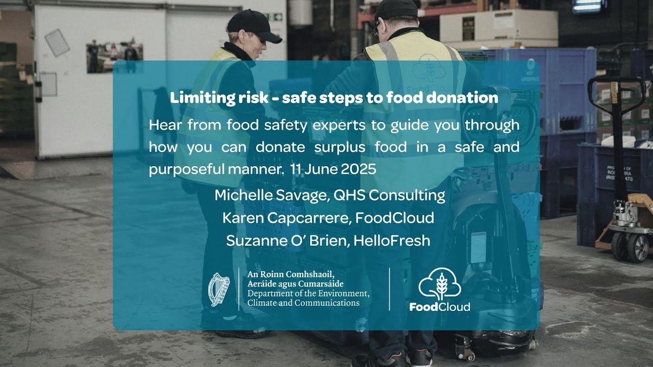 Limiting risk - safe steps to food donation