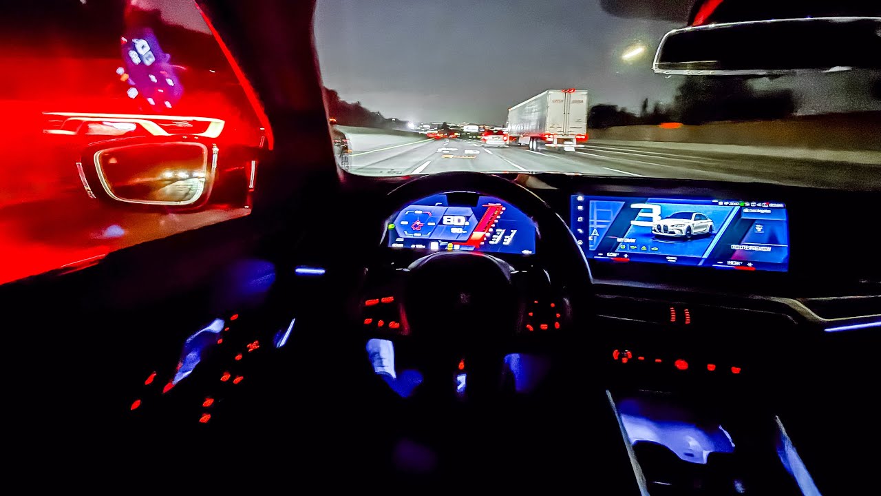 Night POV CUTTING up in TUNED M3 Competition G80 