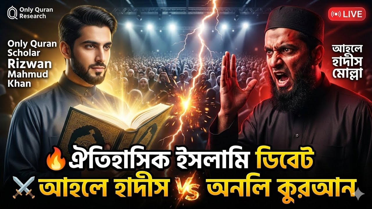 আহলে হাদীস vs অনলি কুরআন তুমুল বিতর্ক 