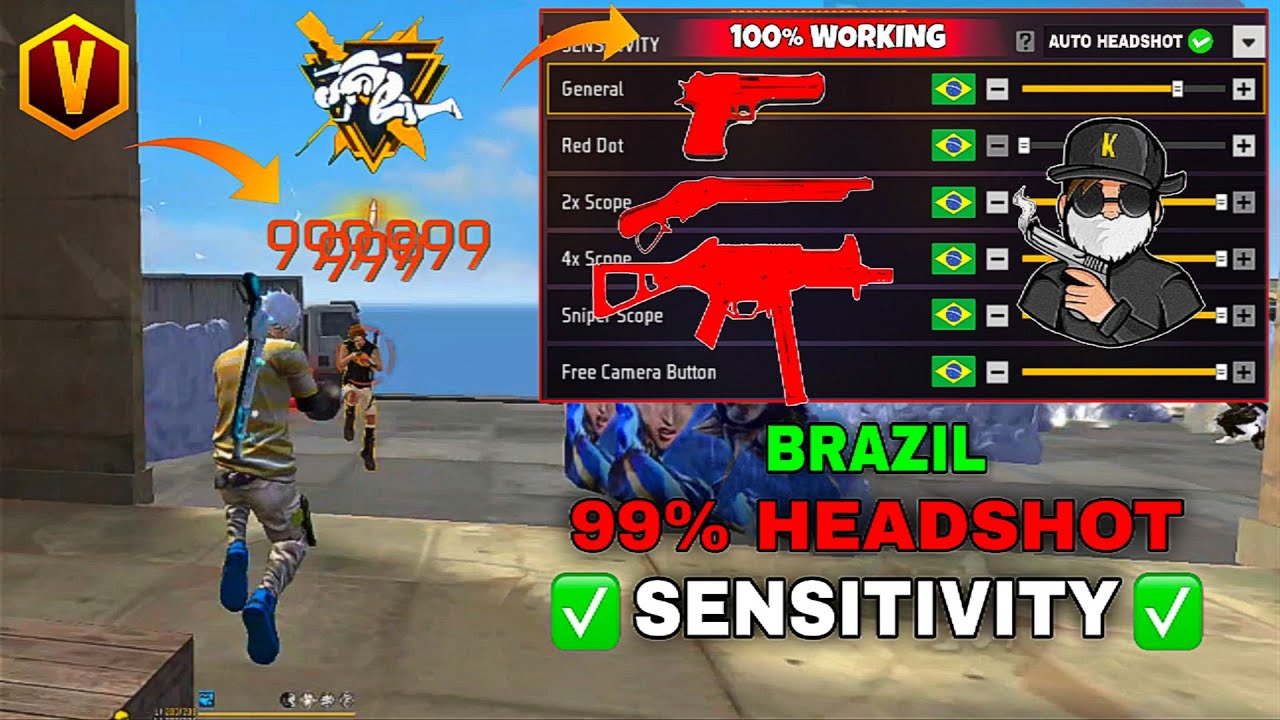 Free Fire Max Auto Headshot Trick 2026 Sensitivity ⚙️ 2gb, 3gb, 4gb Ram Headshot Sensitivity Setting