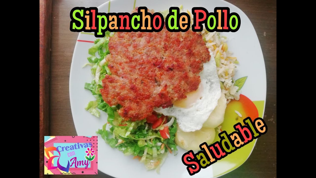 como hacer silpancho de pollo - saludable