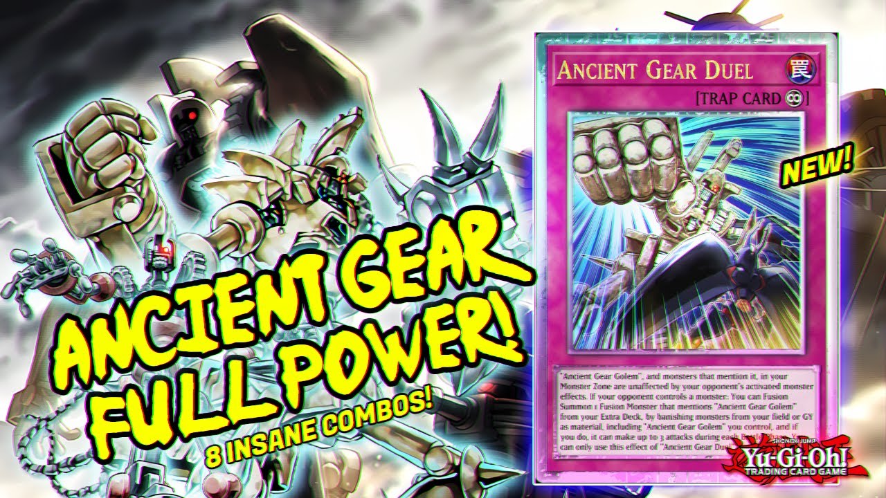8 NEW ANCIENT GEAR COMBOS! I INSANE OTK DECK! | EASY GUIDE & DECKLIST! | Yu-Gi-Oh! TCG