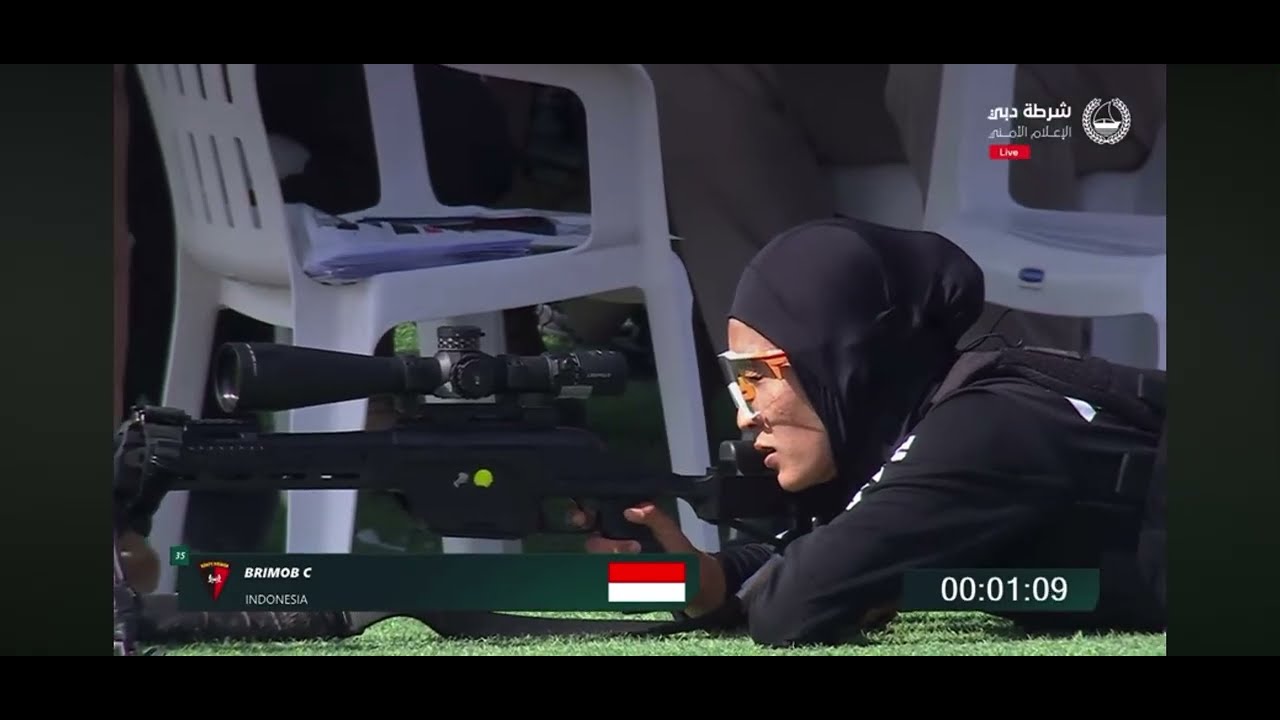 SWAT 🇦🇪 UAE CHALLENGE INDONESIAN 🇮🇩 SNIPER WOMAN BALCK COMANDO DAY 3