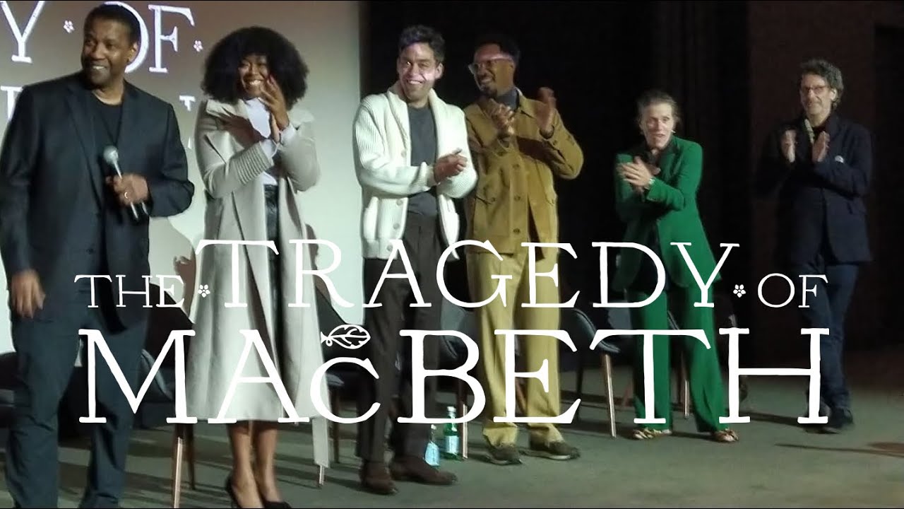 Denzel Washington THE TRAGEDY OF MACBETH talk w/ Frances McDormand, Joel Coen - December 17, 2021
