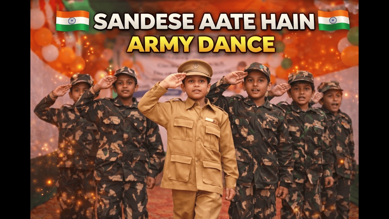 Sandese Aate Hain Army Dance | Republic Day Celebration | A.T.P English High School