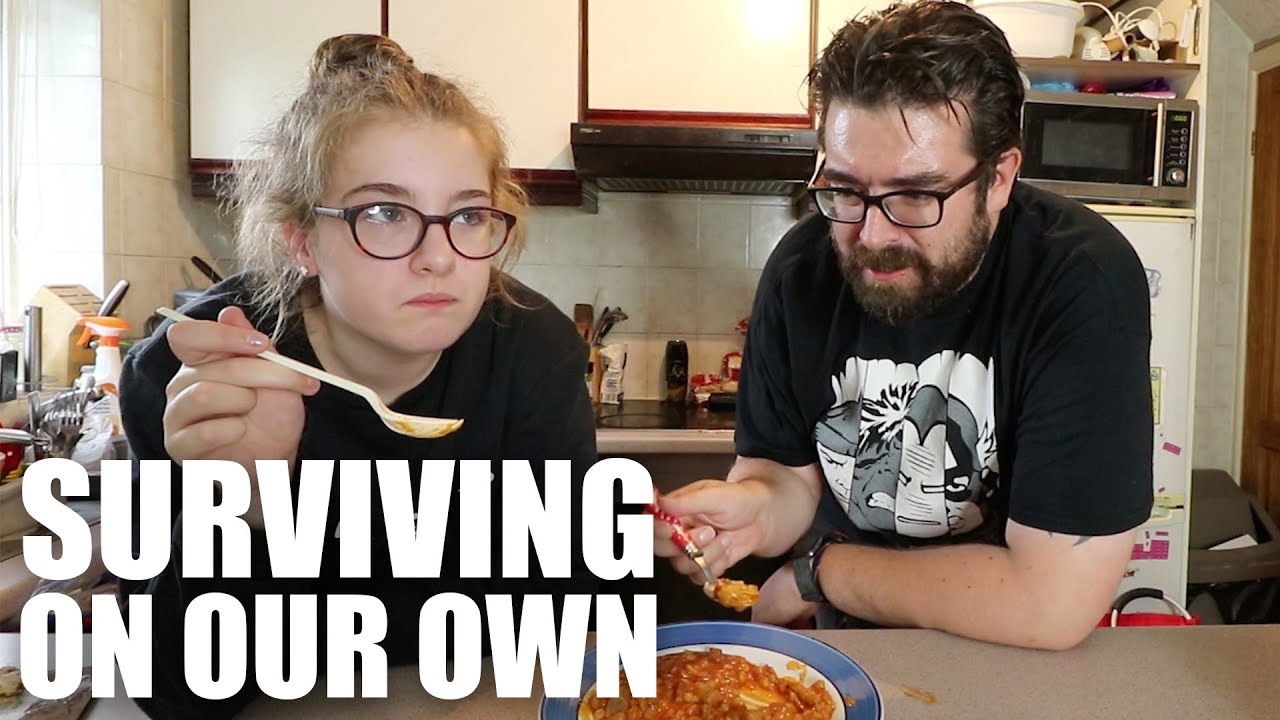 SHE LEFT US TO FEND FOR OURSELVES | MRE TASTE TEST | FAMILY VLOG
