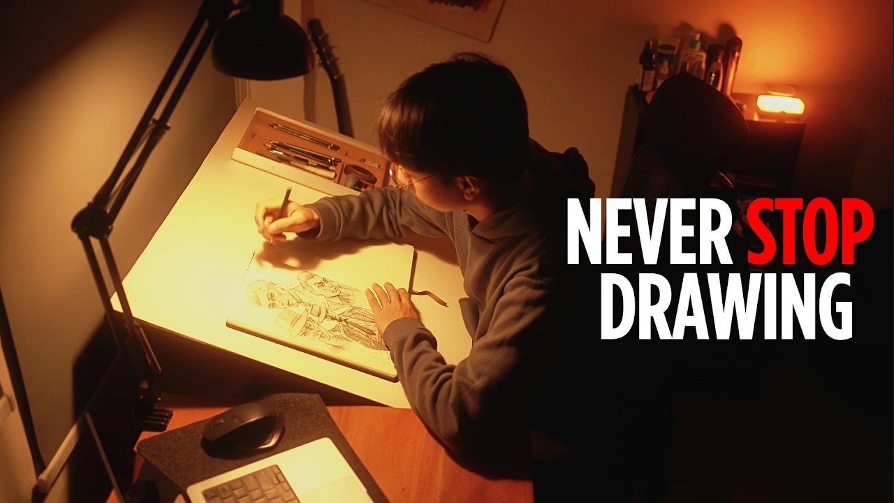 never stop drawing even its bad