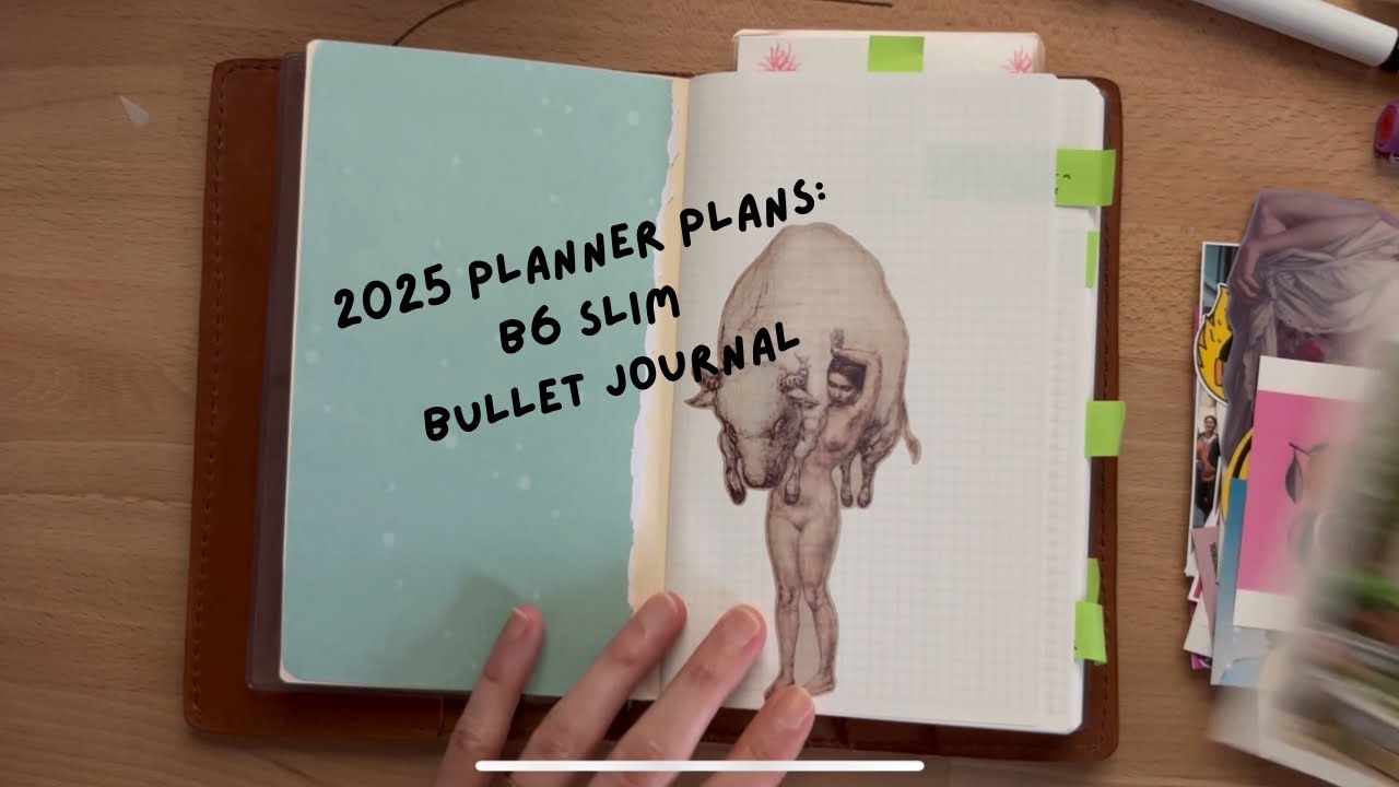 2025 Planner Plans: B6 Slim Bullet Journal