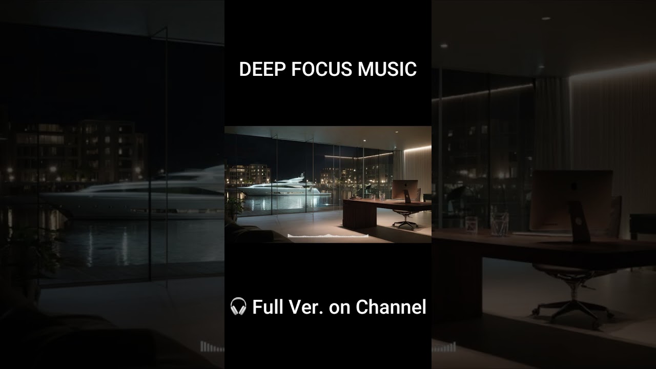 Deep Focus BGM for WORK, Study & Coding 🎧 FocusBGM365