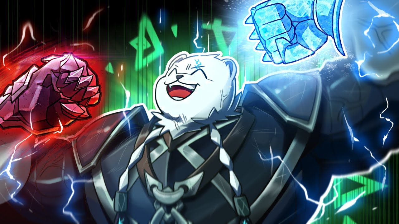 버프 된 얼건 정령 스테락 볼리베어 정리